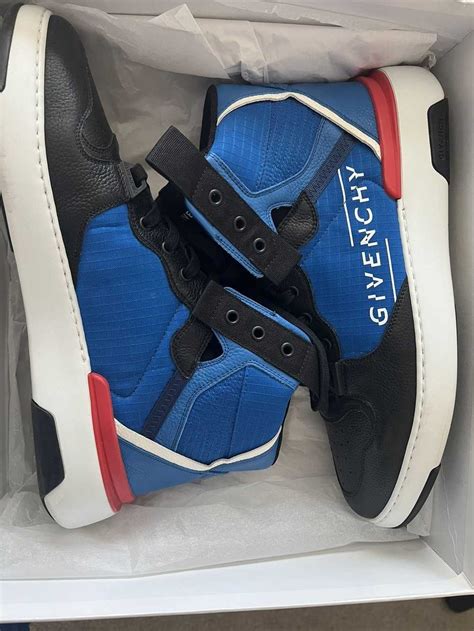 mens givenchy sneaker red|Givenchy wing high top sneakers.